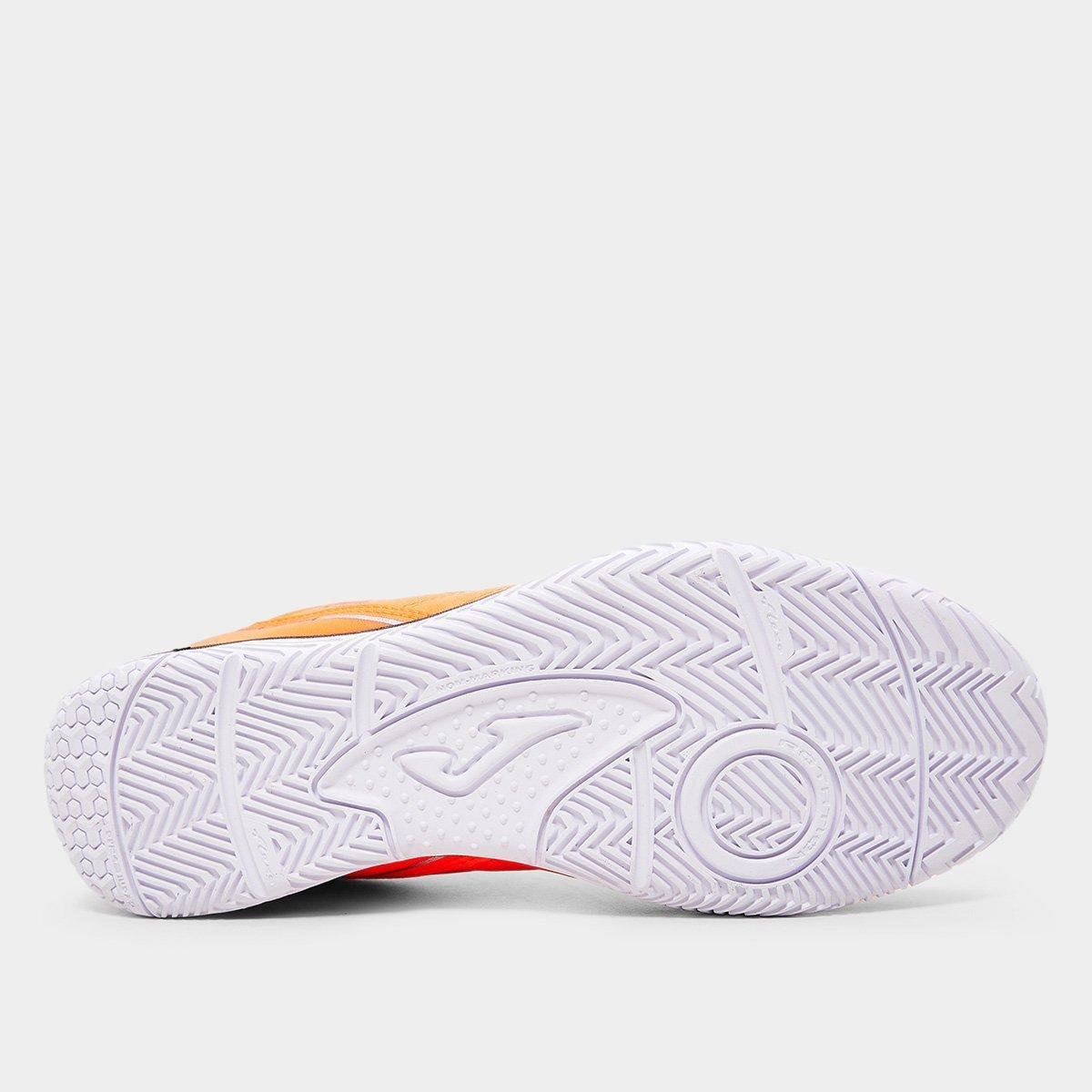 Chuteira Futsal Joma Maxima Unissex – Laranja+Preto