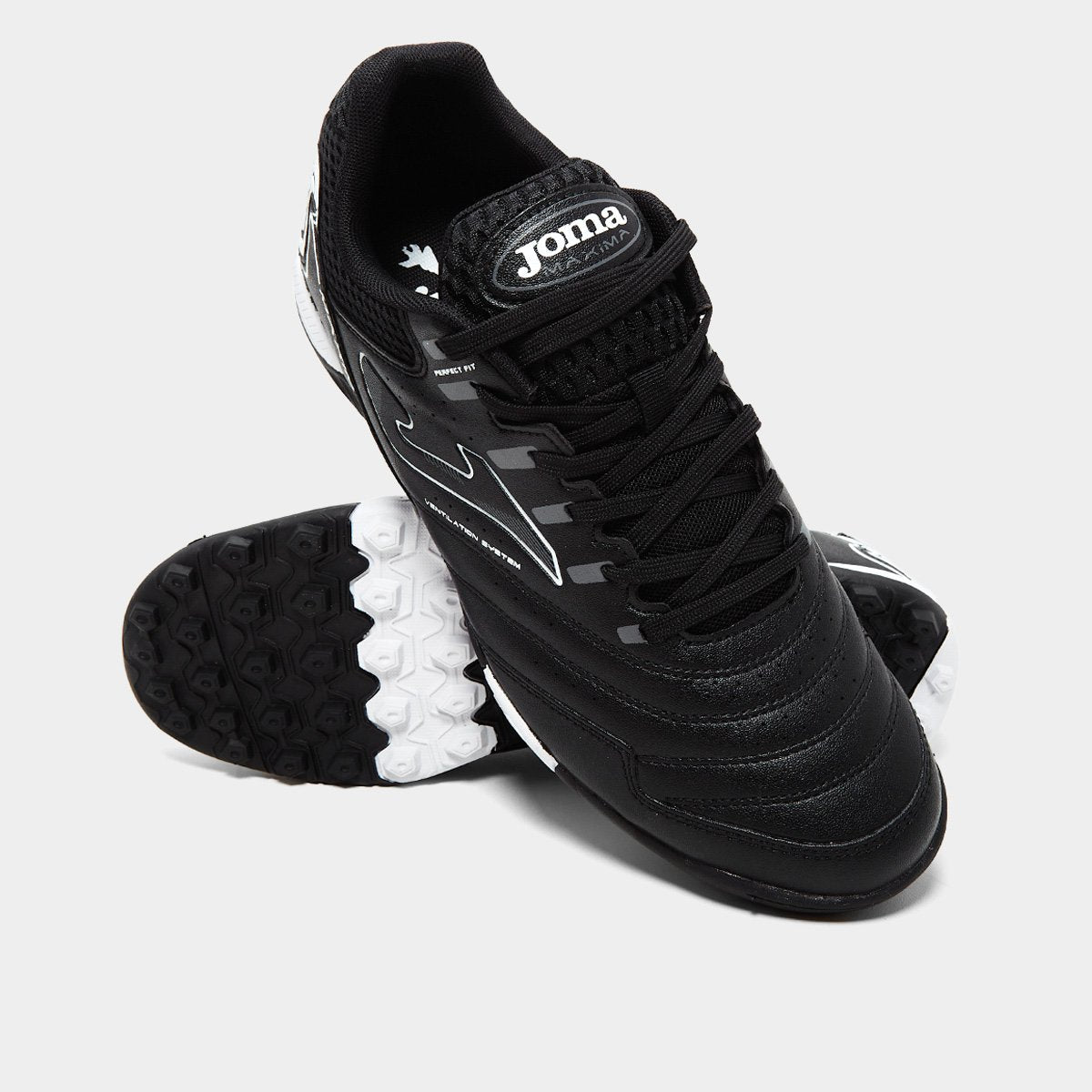 Chuteira Society Joma Maxima TF Unissex – Preto