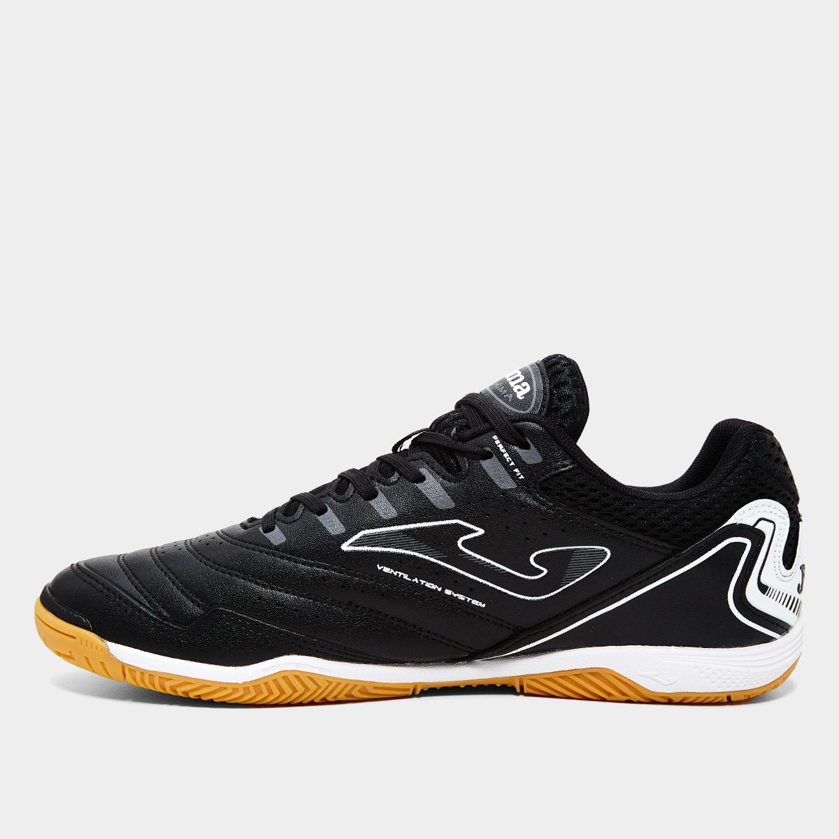 Chuteira Futsal Joma Maxima Unissex – Preto+Branco