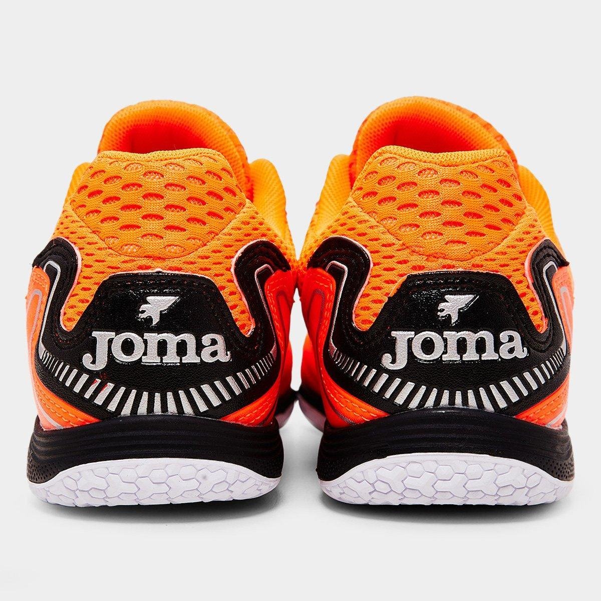 Chuteira Futsal Joma Maxima Unissex – Laranja+Preto