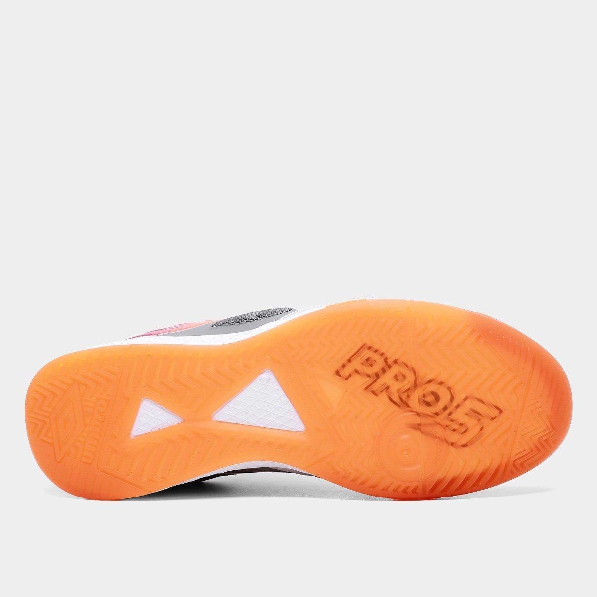 Chuteira Futsal Umbro Pro 5 Bump – Prata+Grafite