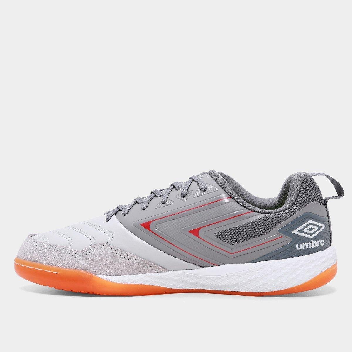 Chuteira Futsal Umbro Pro 5 Bump – Prata+Grafite