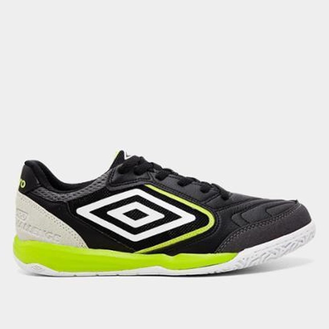 Chuteira Futsal Umbro Pro Challenge Uptake Unissex – Preto+verde